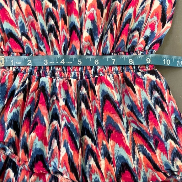 JUSTICE Girls Cold Shoulder Multi Colored Layered Ruffled Dress size 10 - Picture 16 of 16